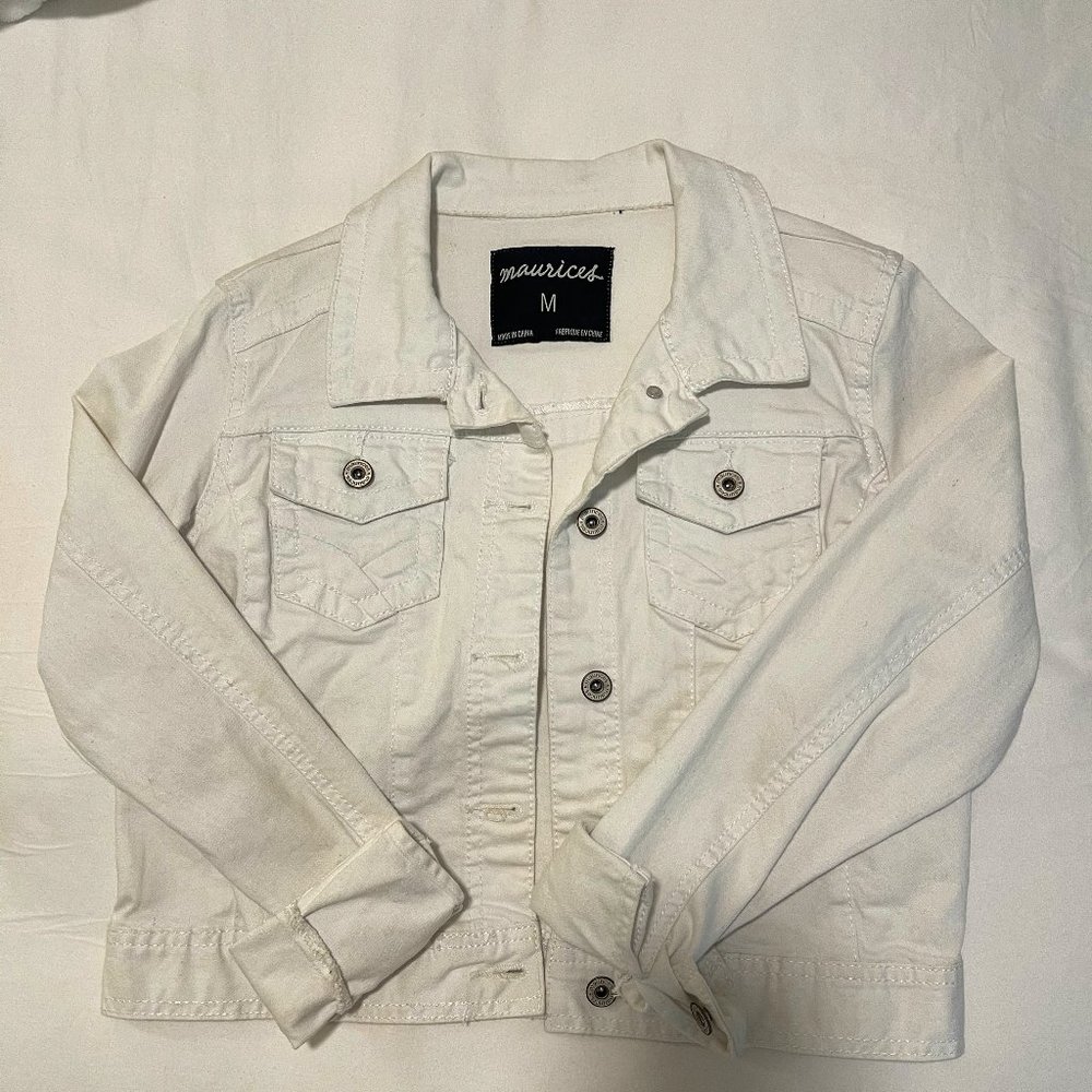 White Denim Jacket